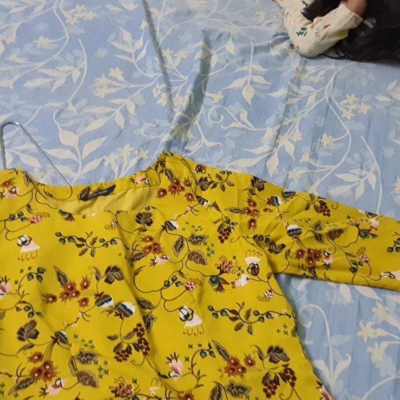 Mustard yellow midi dress from tokyo talkies - Picture 2 of 4